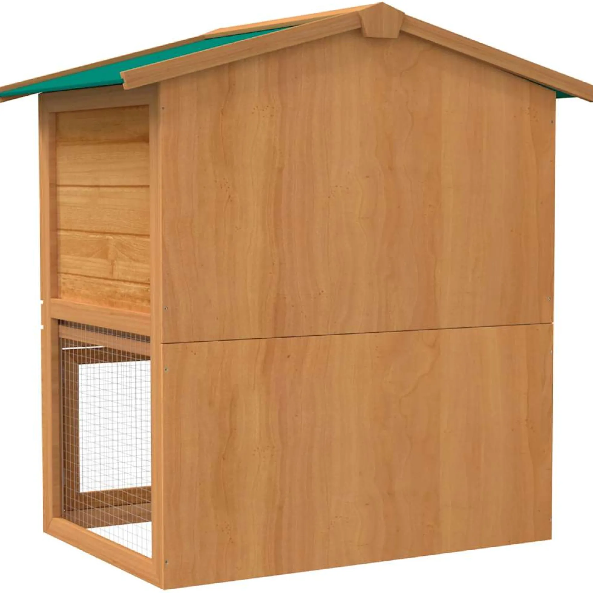 Casa De Animales Pequeños Jaula Conejera 3 Puertas Madera