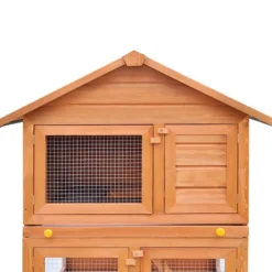Casa De Animales Pequeños Jaula Conejera 3 Niveles Madera