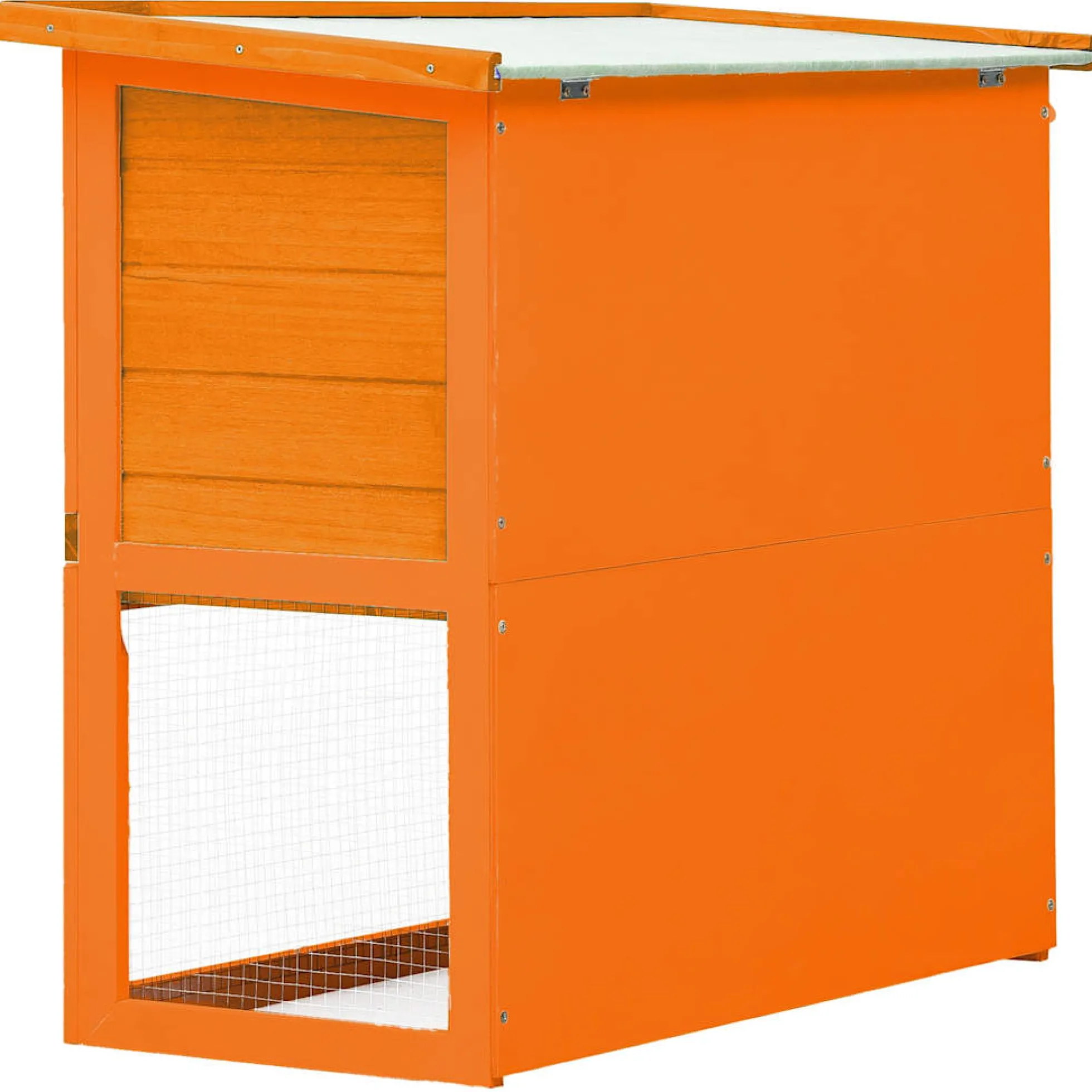 Casa De Animales Pequeños Jaula Conejera 1 Puerta Madera