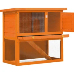Casa De Animales Pequeños Jaula Conejera 1 Puerta Madera
