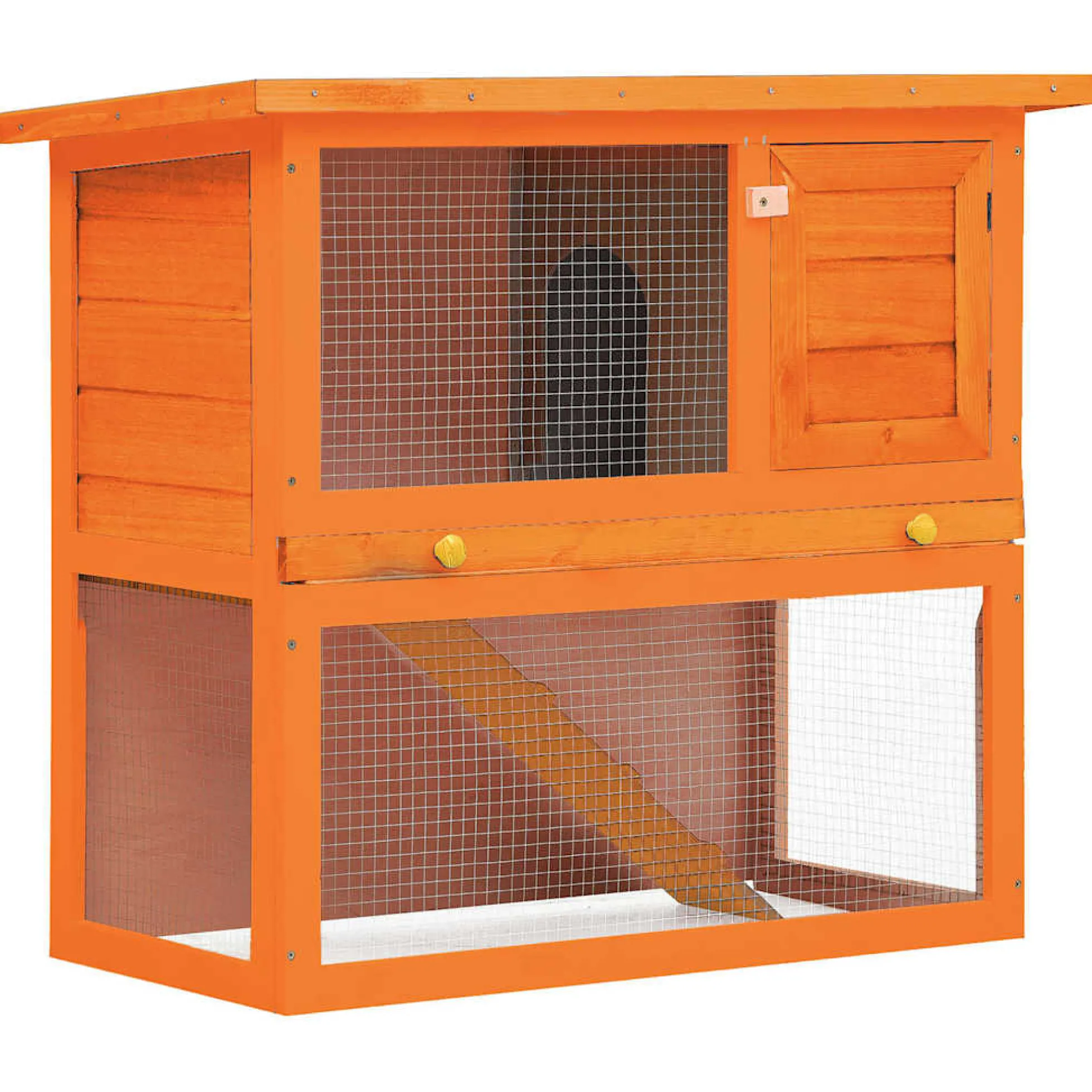 Casa De Animales Pequeños Jaula Conejera 1 Puerta Madera