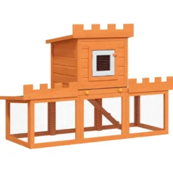 Casa Grande De Animales Jaula Conejera De Madera