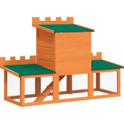 Casa Grande De Animales Jaula Conejera De Madera