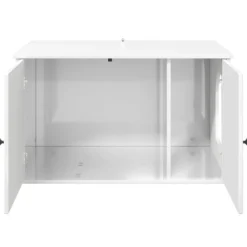 Casa Para Gatos Brillante 85 X 55 X 50 Cm Madera De Ingeniería