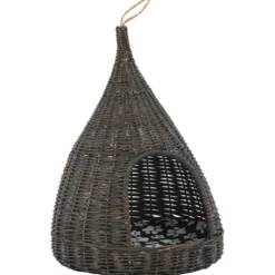Casa Para Gatos Con Cojín Forma Tipi Sauce Natural Gris 40x60cm