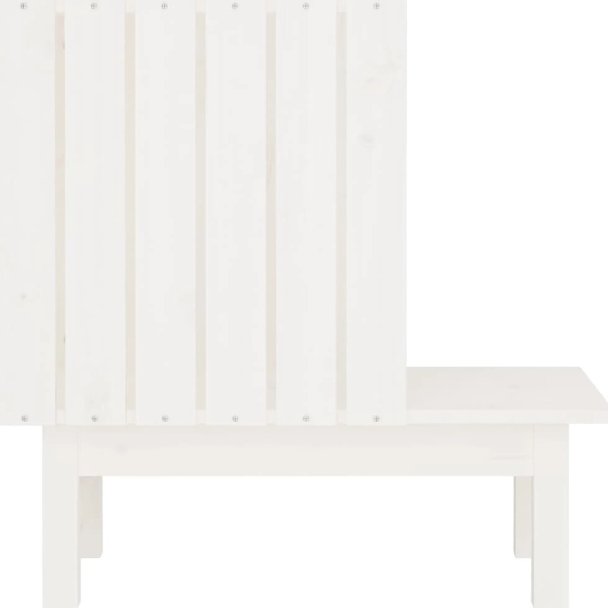 Casa Para Gatos De Madera Maciza De Pino Blanco 60x36x60 Cm
