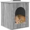 Casa Para Gatos Gris Sonoma 53 X 52 X 62 Cm