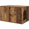 Casa Para Gatos Madera Vieja 85 X 55 X 50 Cm