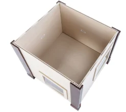 Casa Para Gatos Noa - Caseta De Interior/exterior - Fabricado En Ecoflex - Refugio Para Felinos Con Gatera