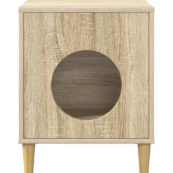 Casa Para Gatos Sonoma 42,5 X 40 X 53 Cm Madera De Ingeniería