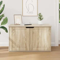 Casa Para Gatos Sonoma 85 X 55 X 50,5 Cm Madera De Ingeniería