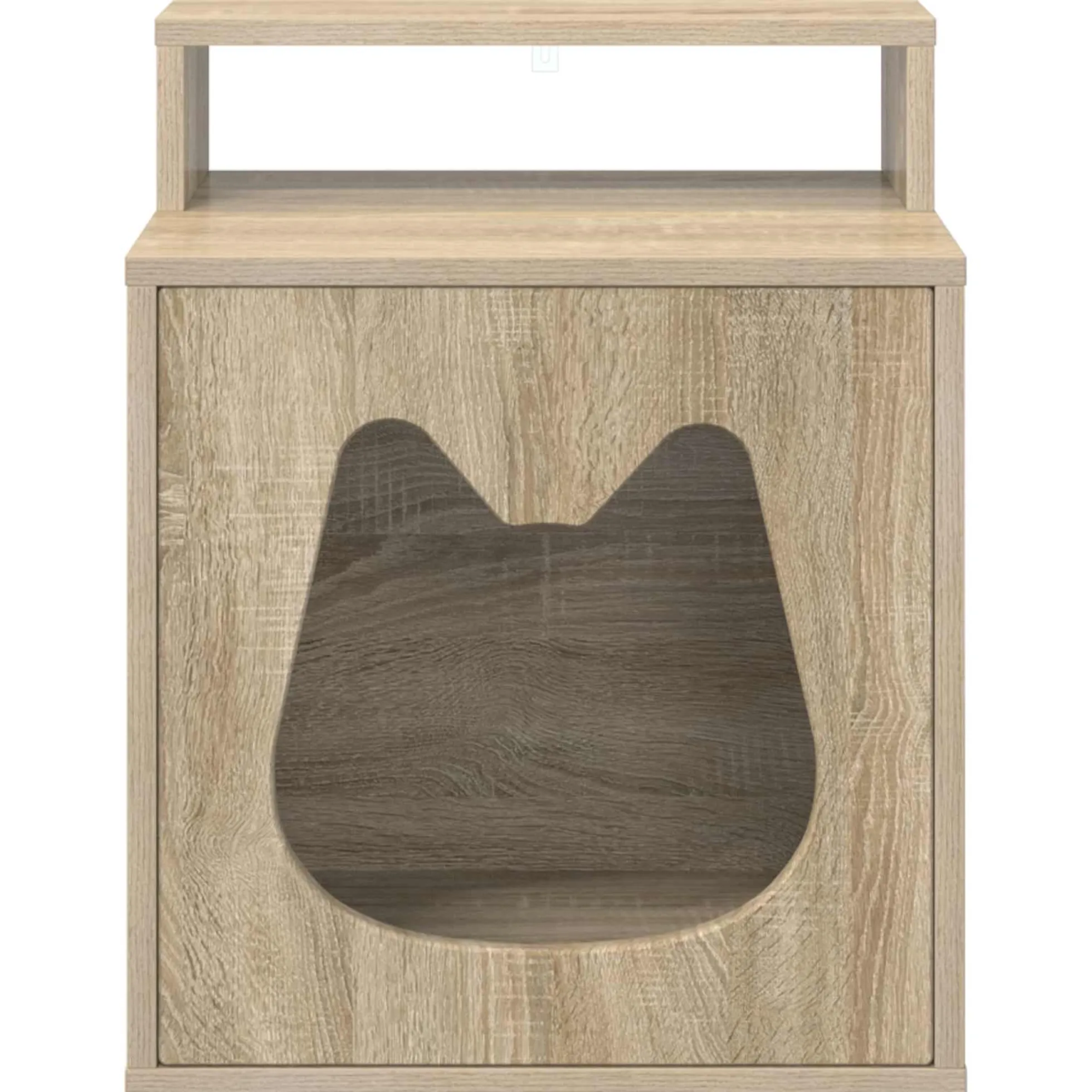 Casa Para Gatos Sonoma 42,5 X 40 X 53,5 Cm Madera De Ingeniería