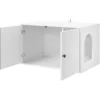 Casa Para Gatos 85 X 55 X 50,5 Cm Madera De Ingeniería