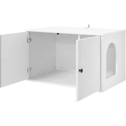 Casa Para Gatos 85 X 55 X 50,5 Cm Madera De Ingeniería