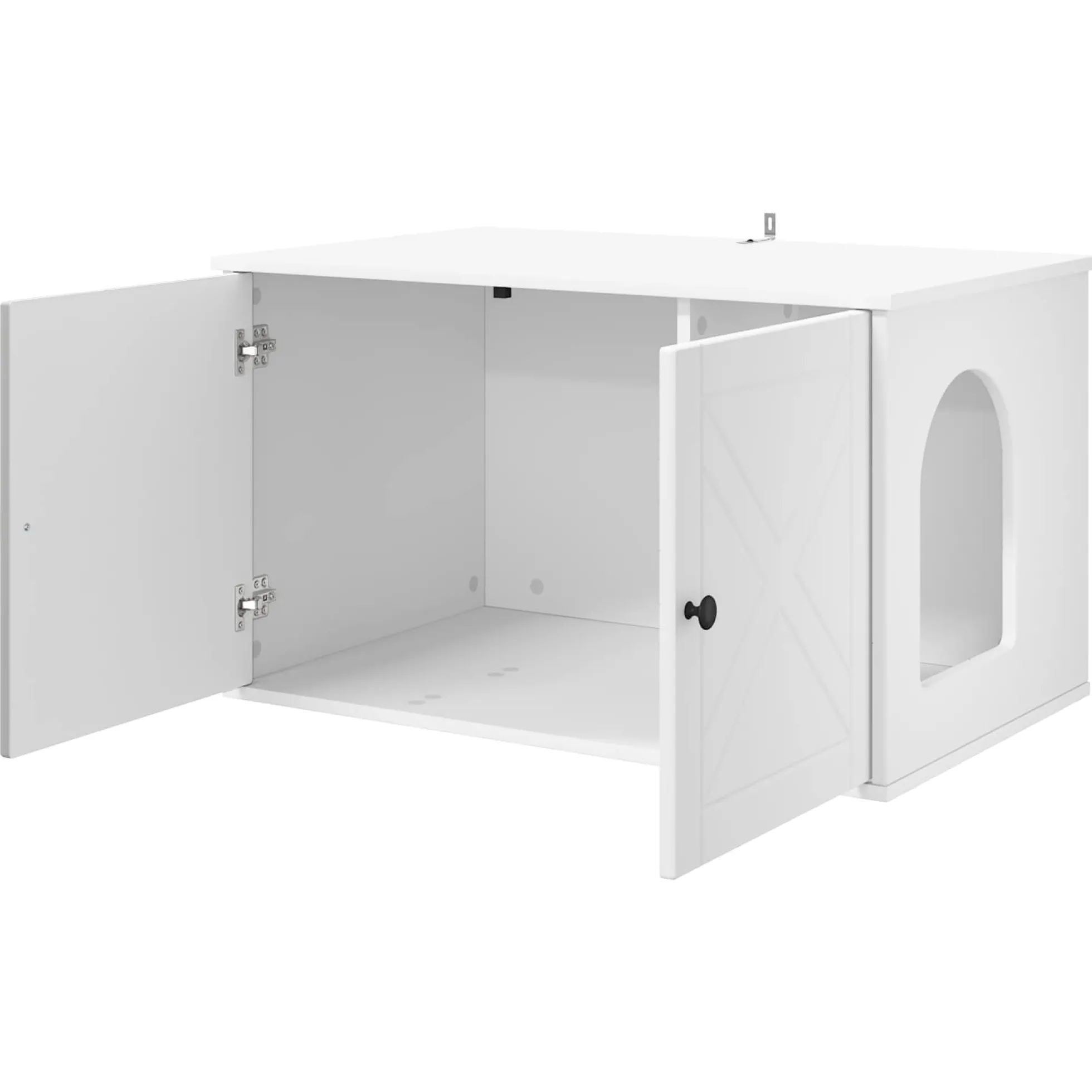 Casa Para Gatos 85 X 55 X 50,5 Cm Madera De Ingeniería