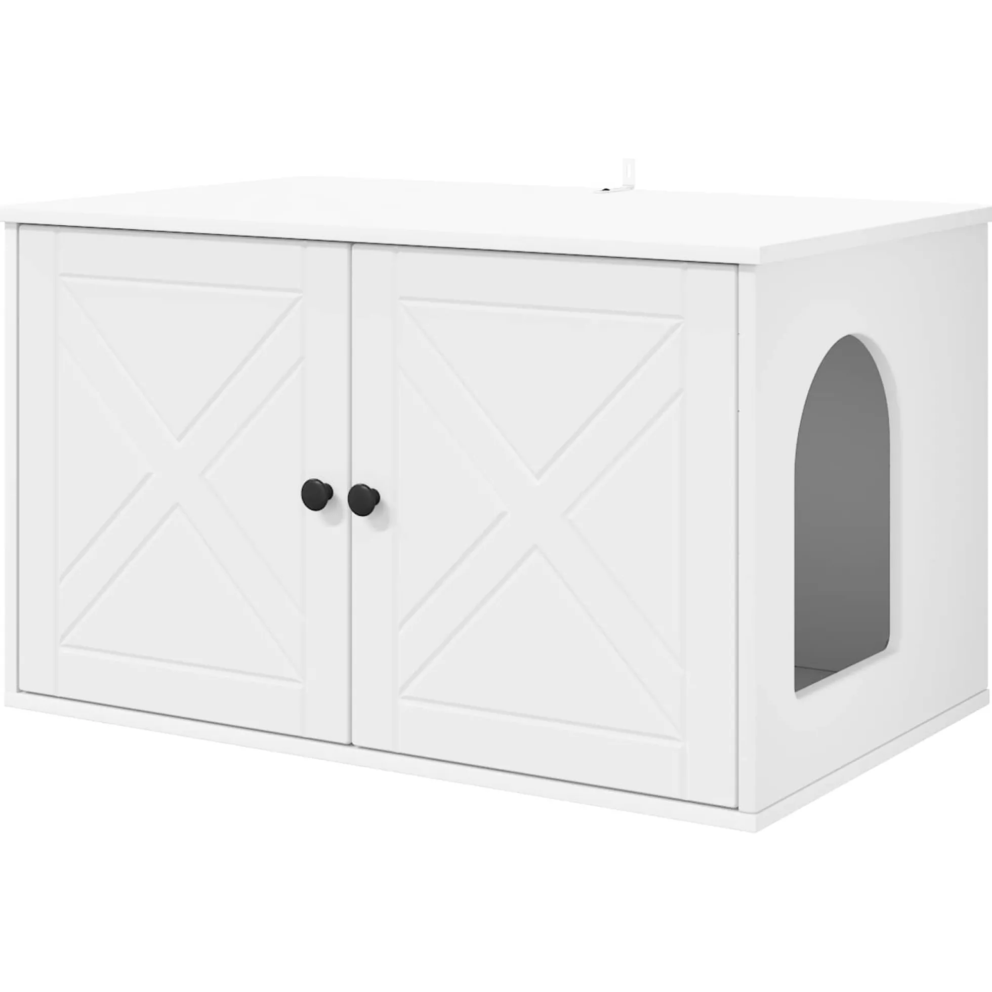 Casa Para Gatos 85 X 55 X 50,5 Cm Madera De Ingeniería
