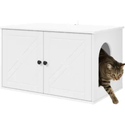Casa Para Gatos 85 X 55 X 50,5 Cm Madera De Ingeniería
