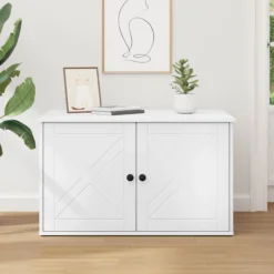 Casa Para Gatos 85 X 55 X 50,5 Cm Madera De Ingeniería