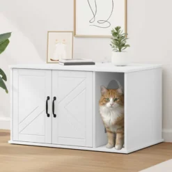 Casa Para Gatos 85 X 55 X 50 Cm Madera De Ingeniería