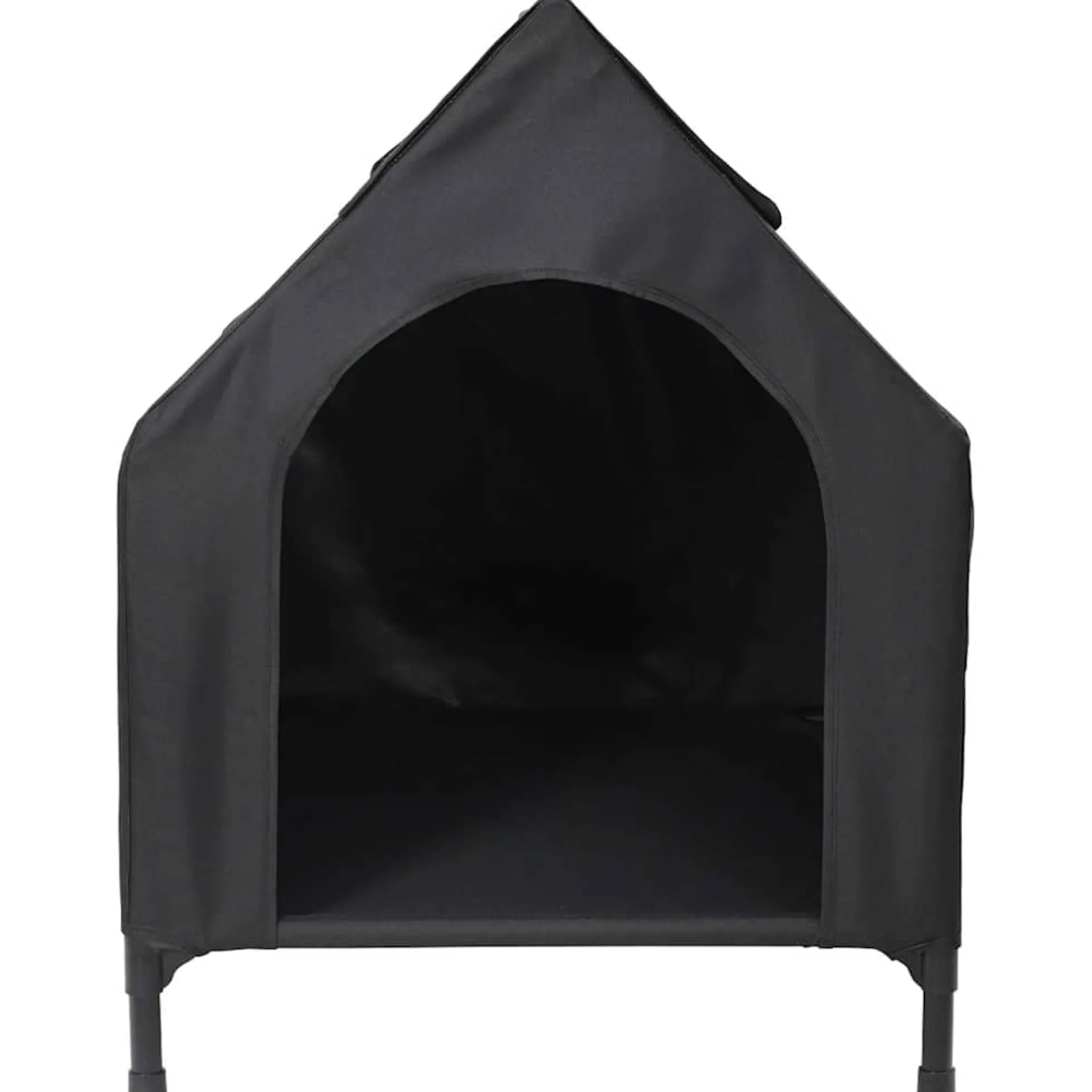 Casa Para Mascotas Manual Negro 110 X 75 X 90 Cm Acero