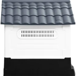 Casa Para Perro Gris 57x68x66 Cm Polipropileno