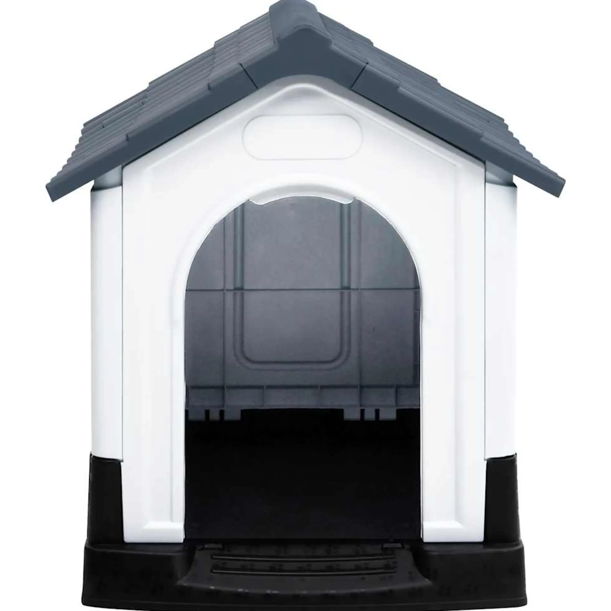 Casa Para Perro Gris 57x68x66 Cm Polipropileno