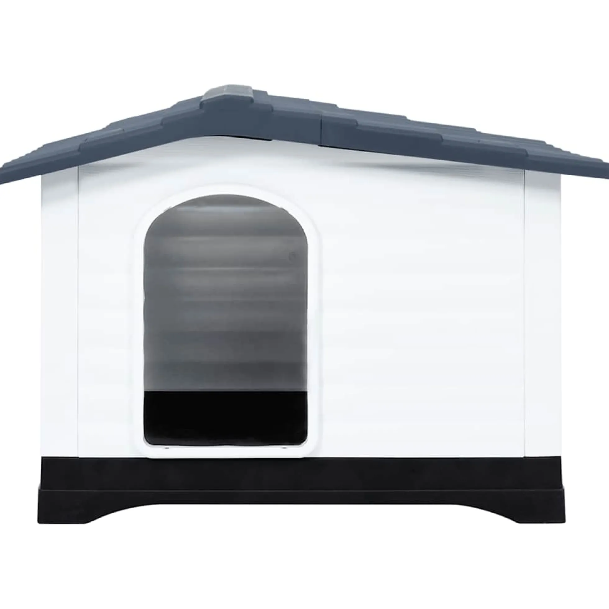 Casa Para Perro Gris 90,5x68x66 Cm Polipropileno