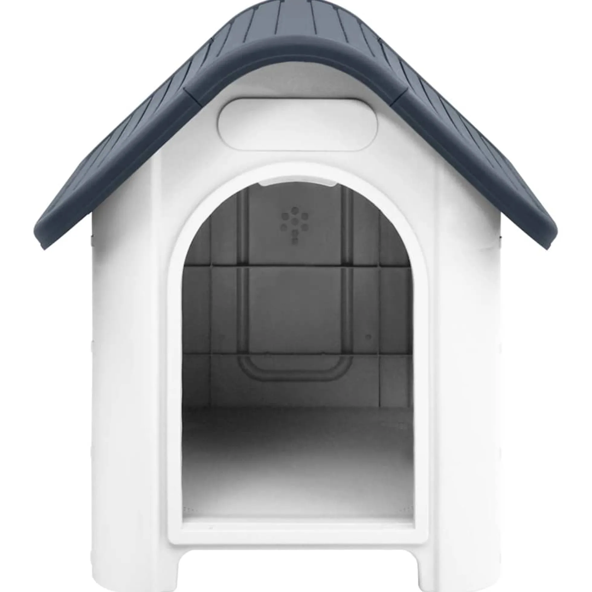 Casa Para Perro Gris 59x75x66 Cm Polipropileno