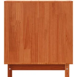 Casa Para Perros Con Almacenamiento Marrón Cera 90 X 60 X 67 Cm