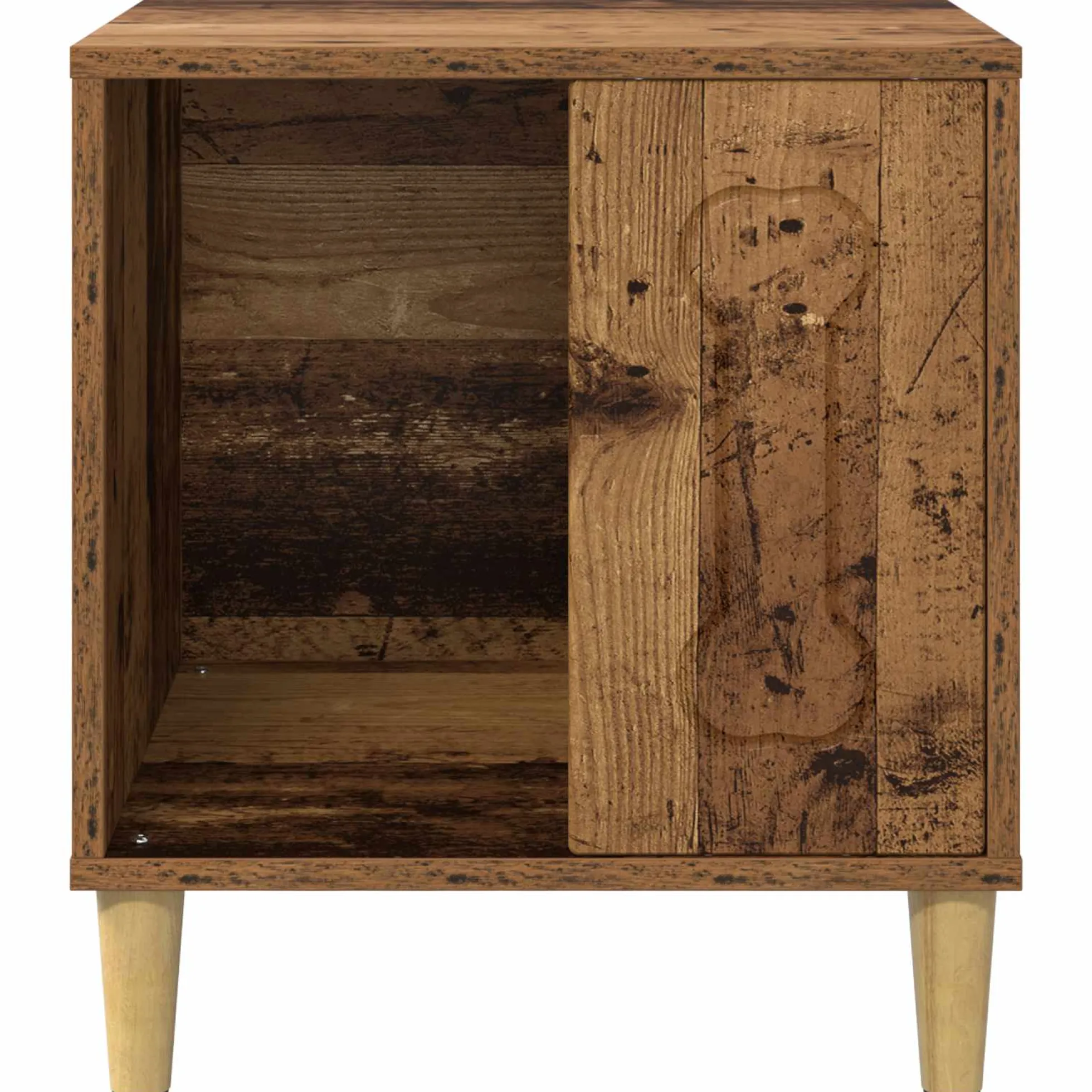 Casa Para Perros Madera Vieja 44 X 42 X 49 Cm
