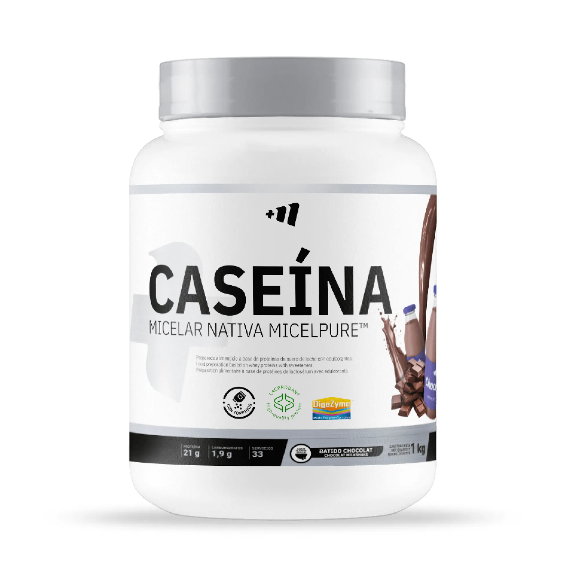 Caseína Micelar Nativa Micelpure™ - 1kg - Batido Chocolat - Ayuda A Mantener La Masa Muscula - Masmusculo