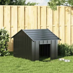 Caseta Para Perros Con Techo Acero Galvanizado 83x130x85 Cm