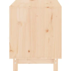 Caseta Para Perros Madera Maciza De Pino 60x45x57 Cm