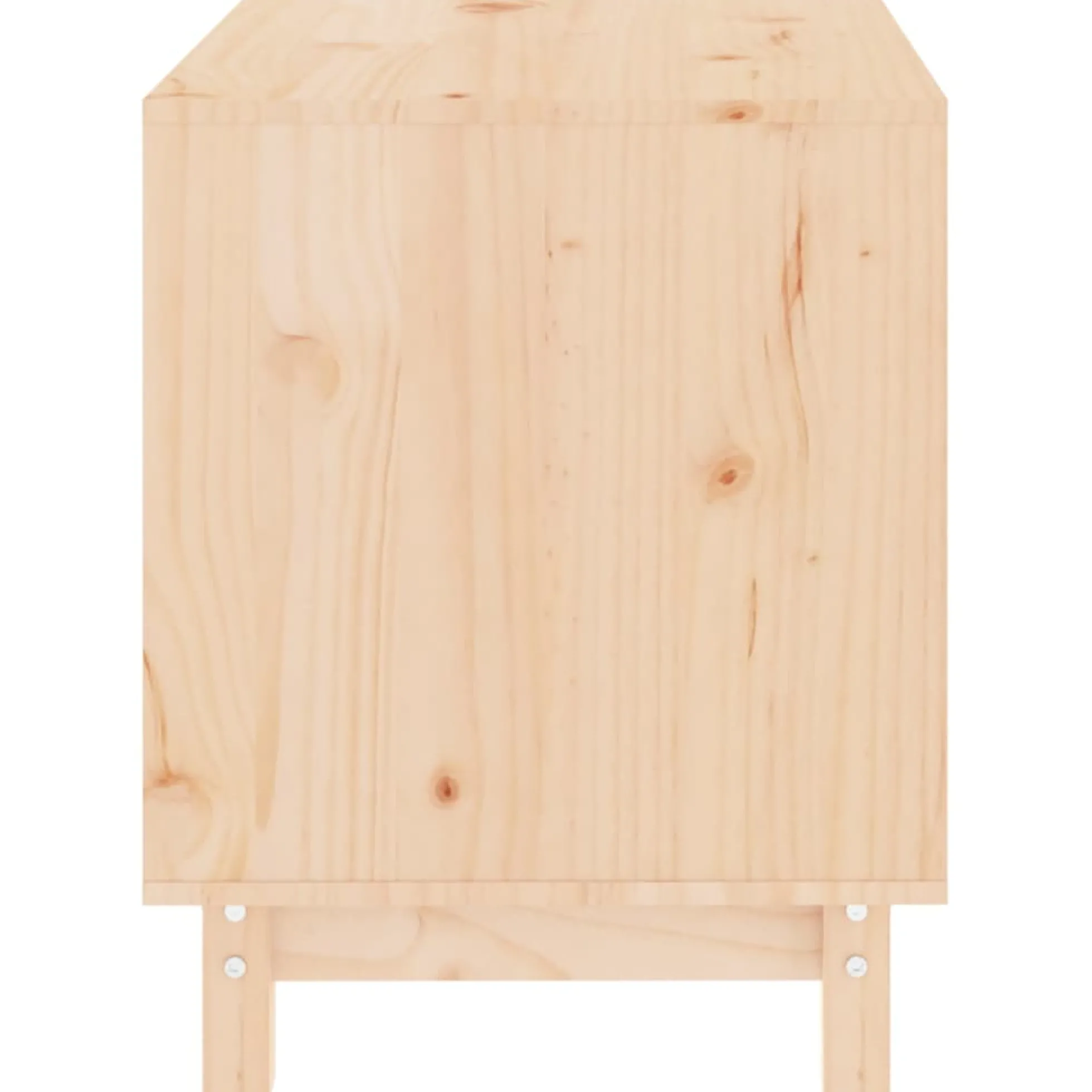 Caseta Para Perros Madera Maciza De Pino 60x45x57 Cm