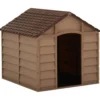 Caseta Para Perros Marrón Pp 71x71,5x68 Cm