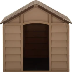 Caseta Para Perros Marrón Pp 71x71,5x68 Cm