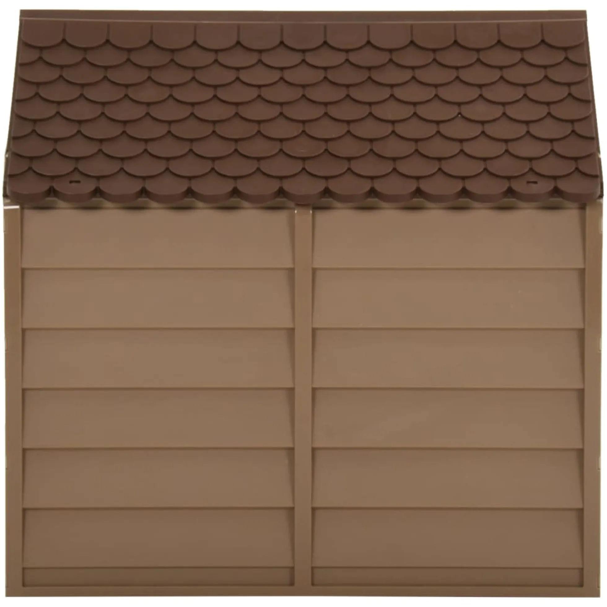 Caseta Para Perros Marrón Pp 71x71,5x68 Cm