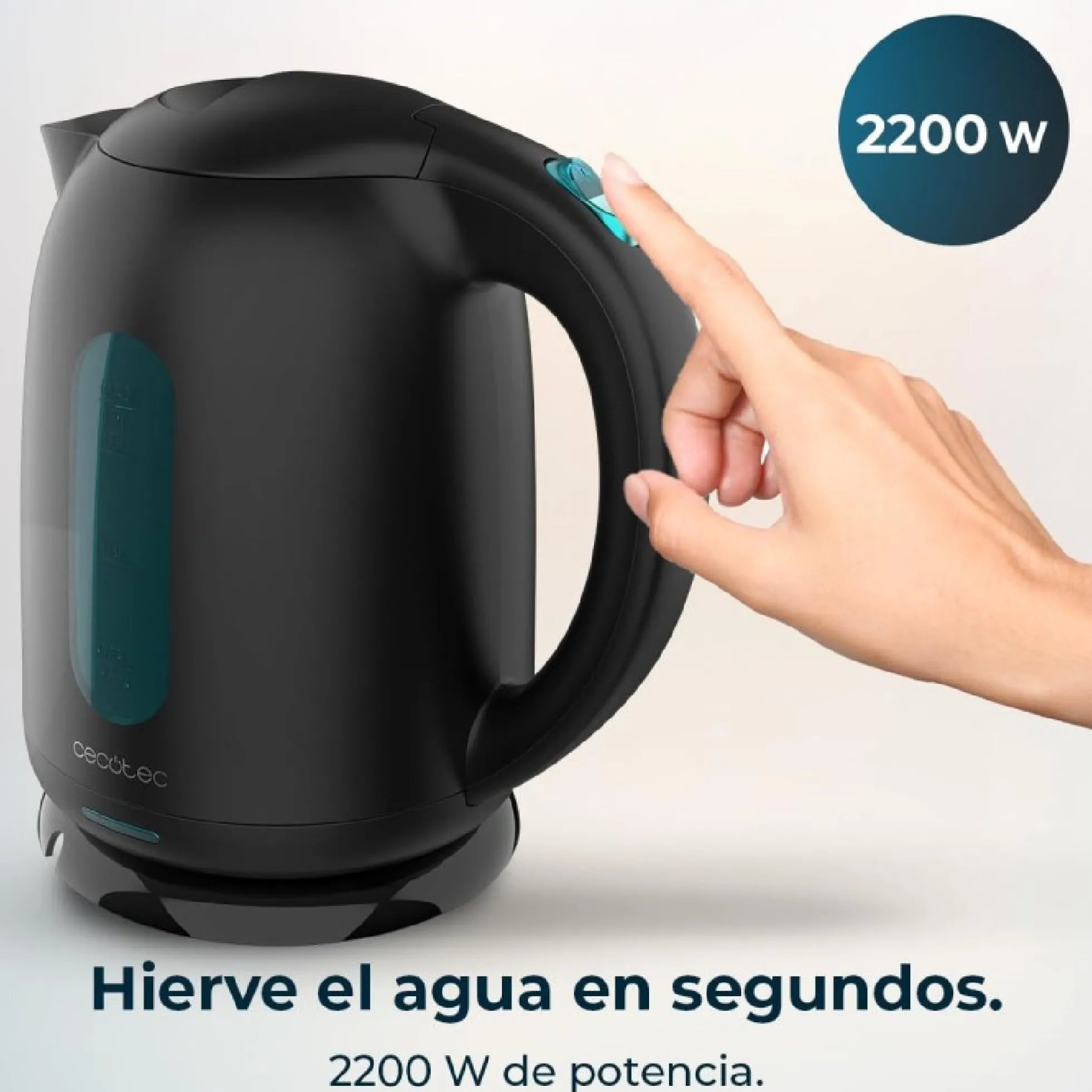 Cecotec Hervidores De Agua Thermosense 180 Black
