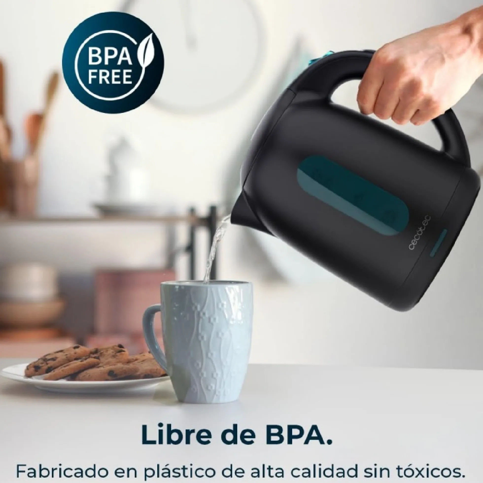 Cecotec Hervidores De Agua Thermosense 180 Black