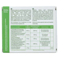 Centella asiática complex Nature Essential 2500 mg, 60 cápsulas