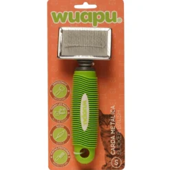 Cepillo Carda Suave Para Gato Wuapu Talla S, Para Cepillar Y Retirar El Pelo Muerto
