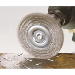 1 cepillo metálico de disco para taladro Wolfcraft Ø 75 x 7 mm