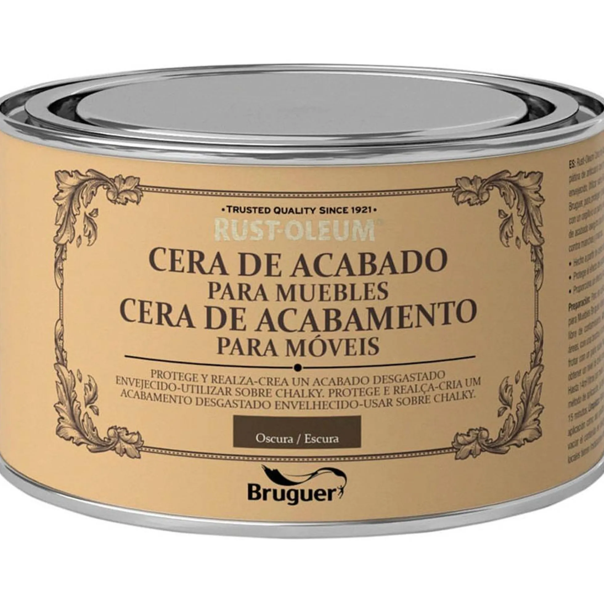 Cera Acabado Para Muebles Xylazel Oscura