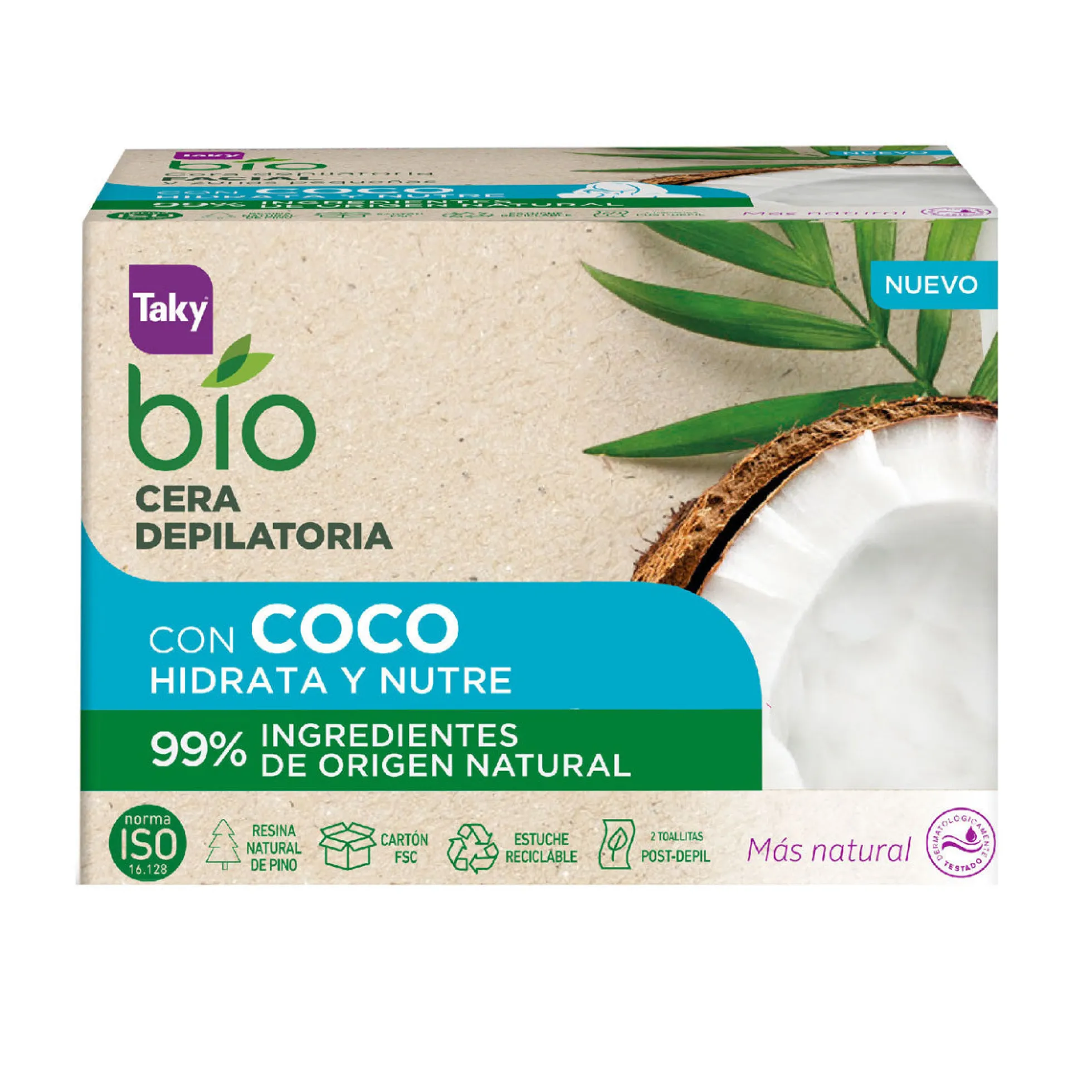 Cera Caliente Cazoleta BIO COCO TAKY 100 ml