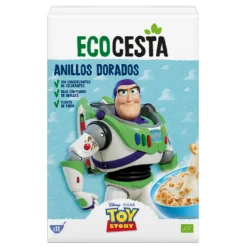 Cereales desayuno Anillos Dorados BIO edición Disney Ecocesta 330 g