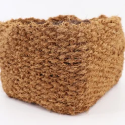 1 Cesta Para Plantas De Coco, 25 X 25 X 20 Cm, Cesta Para Estanque Para Estera De Banco Y Estera De Terraplén
