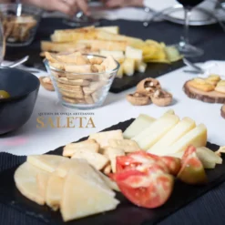 Cesta Quesos Gourmet Regalo | Queso De Oveja | 3 Cuñas De Queso Con Trufa, Con Guindilla Y Ahumado | Surtido De Quesos