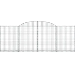 Cestas De Gaviones 30 Uds Forma Arco Hierro 300x30x100/120 Cm