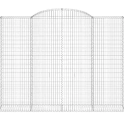 Cestas De Gaviones 4 Uds Forma De Arco Hierro 300x50x220/240 Cm