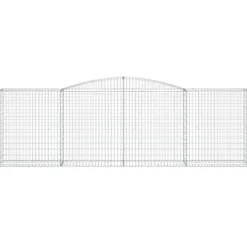 Cestas De Gaviones 25 Uds Forma De Arco Hierro 400x50x120/140cm